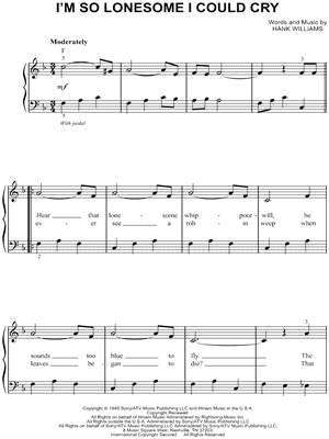 I'm So Lonesome I Could Cry