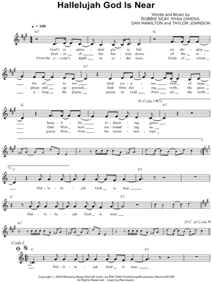 Hallelujah God Is Near