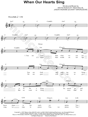 When Our Hearts Sing