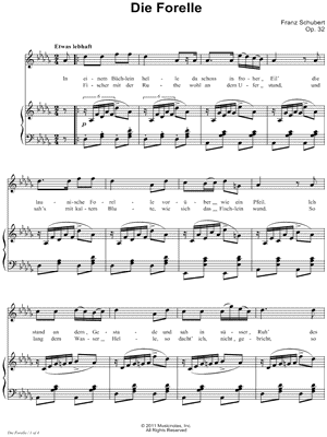 Die Forelle (The Trout)