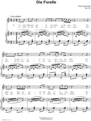 Die Forelle (The Trout)