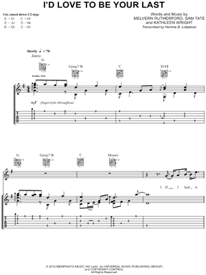 I'd Love To Be Your Last