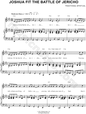 Joshua Fit the Battle of Jericho