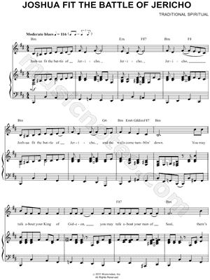 Joshua Fit the Battle of Jericho