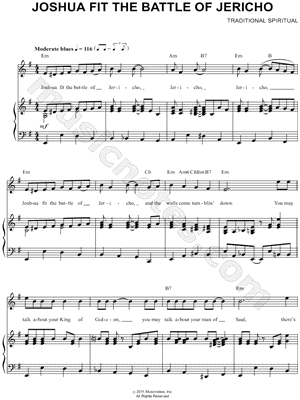 Joshua Fit the Battle of Jericho