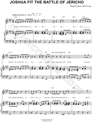 Joshua Fit the Battle of Jericho