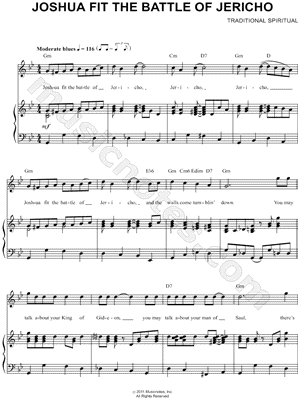 Joshua Fit the Battle of Jericho