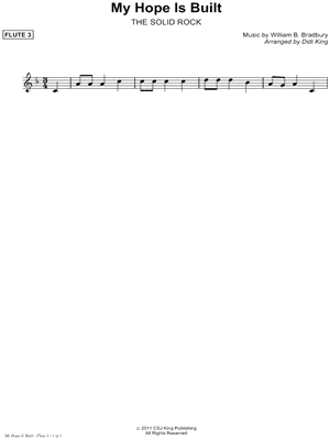 My Hope Is Built - Flute 3 (Flute Quartet)