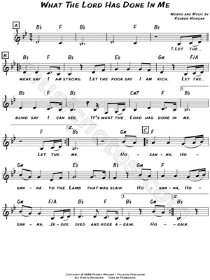 What the Lord Has Done In Me