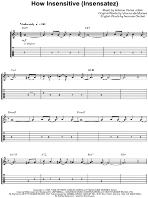 How Insensitive (Insensatez)