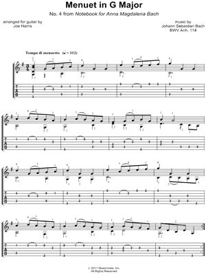 Menuet in G Major, BWV Anh. 114