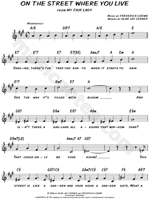 On the Street Where You Live