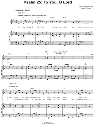 Psalm 25: To You, O Lord