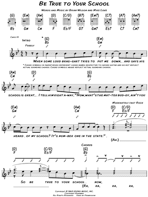 Be True To Your School