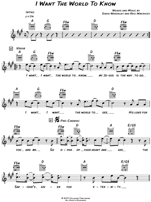 I Want the World To Know