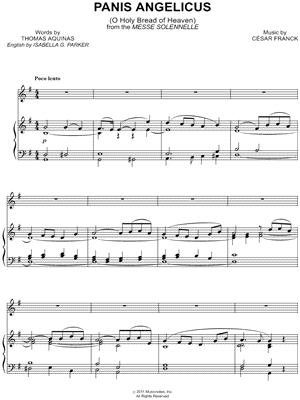 Panis Angelicus (O Holy Bread of Heaven)