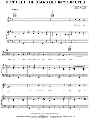 Don't Let the Stars Get In Your Eyes