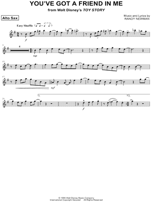 You've Got a Friend In Me - Alto Sax