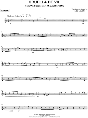 Cruella De Vil - French Horn