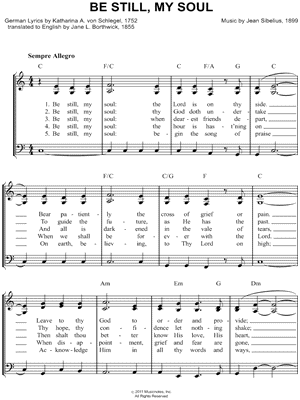 Be Still, My Soul