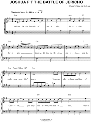 Joshua Fit the Battle of Jericho