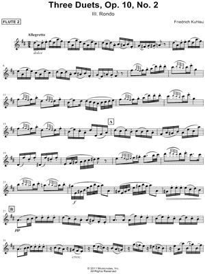 Three Duets, Op. 10, No. 2, III. Rondo