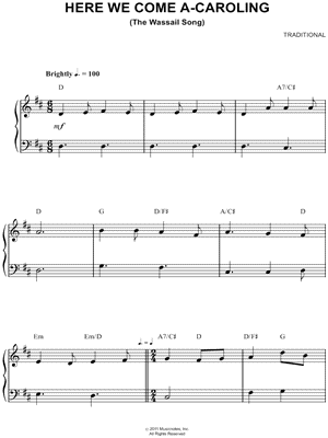 Here We Come A-Caroling