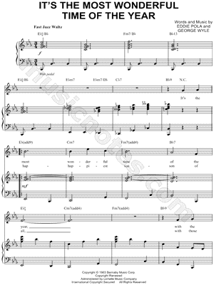 It's the Most Wonderful Time of the Year