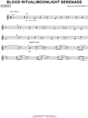 Blood Ritual / Moonlight Serenade - Trumpet