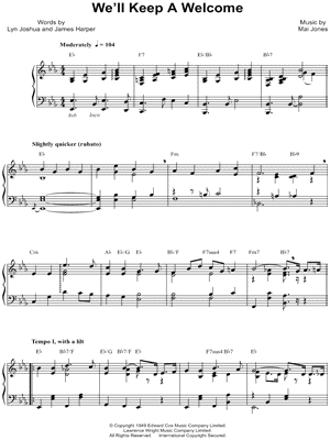 We'll Keep a Welcome