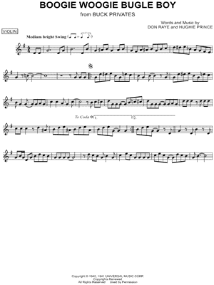 Boogie Woogie Bugle Boy