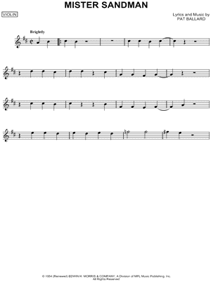 Mister Sandman
