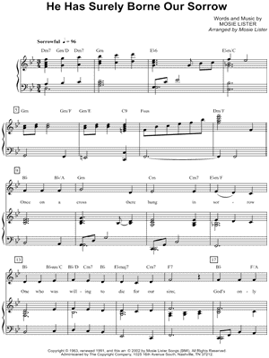 He Has Surely Borne Our Sorrow