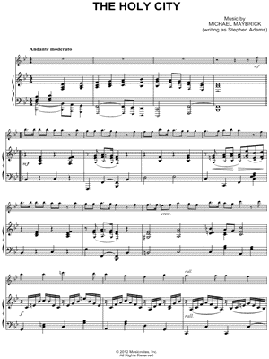 The Holy City - Piano Accompaniment