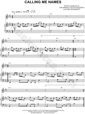 Calling Me Names