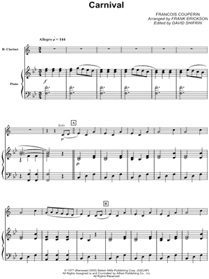 Carnival - Piano Accompaniment