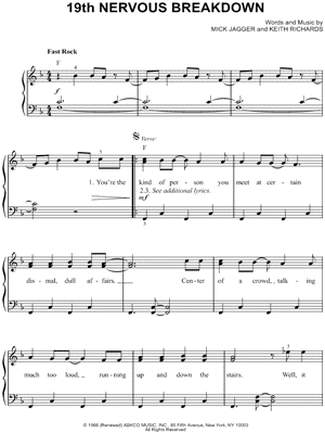 19th Nervous Breakdown