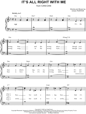 It's All Right With Me