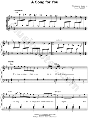 A Song for You
