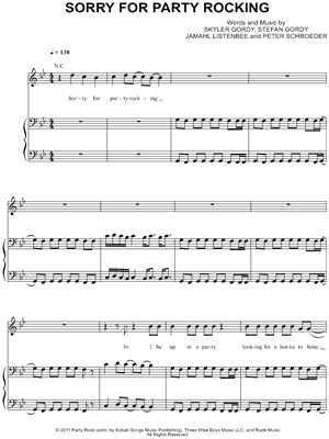 Sorry for Party Rocking