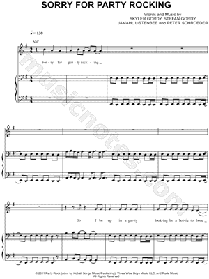 Sorry for Party Rocking