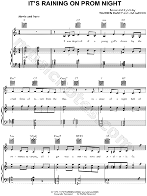 It's Raining on Prom Night