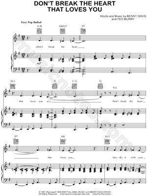 Don't Break the Heart That Loves You