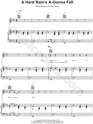 A Hard Rain's A-Gonna Fall
