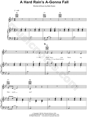 A Hard Rain's A-Gonna Fall