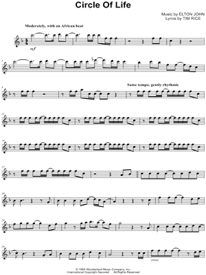 Circle of Life - C Instrument