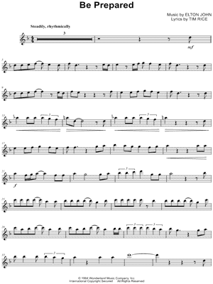 Be Prepared - C Instrument