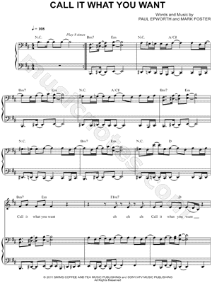 Call It What You Want