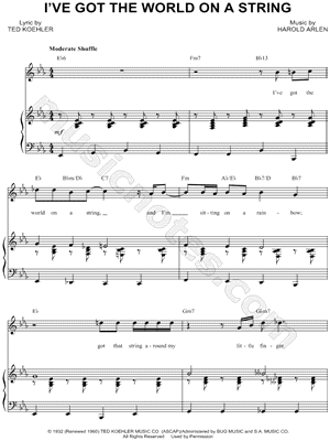 I've Got the World on a String