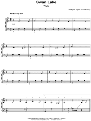 Swan Lake, Op. 20 (Waltz) from Swan Lake - Sheet Music